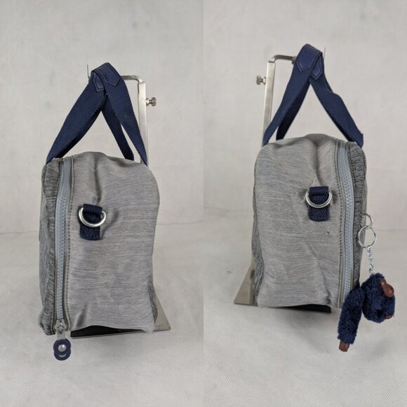 AUTH Kipling Lunch bag Grey - Used - Clean- Good Condition Made in Cambodia - Picture 3 of 15